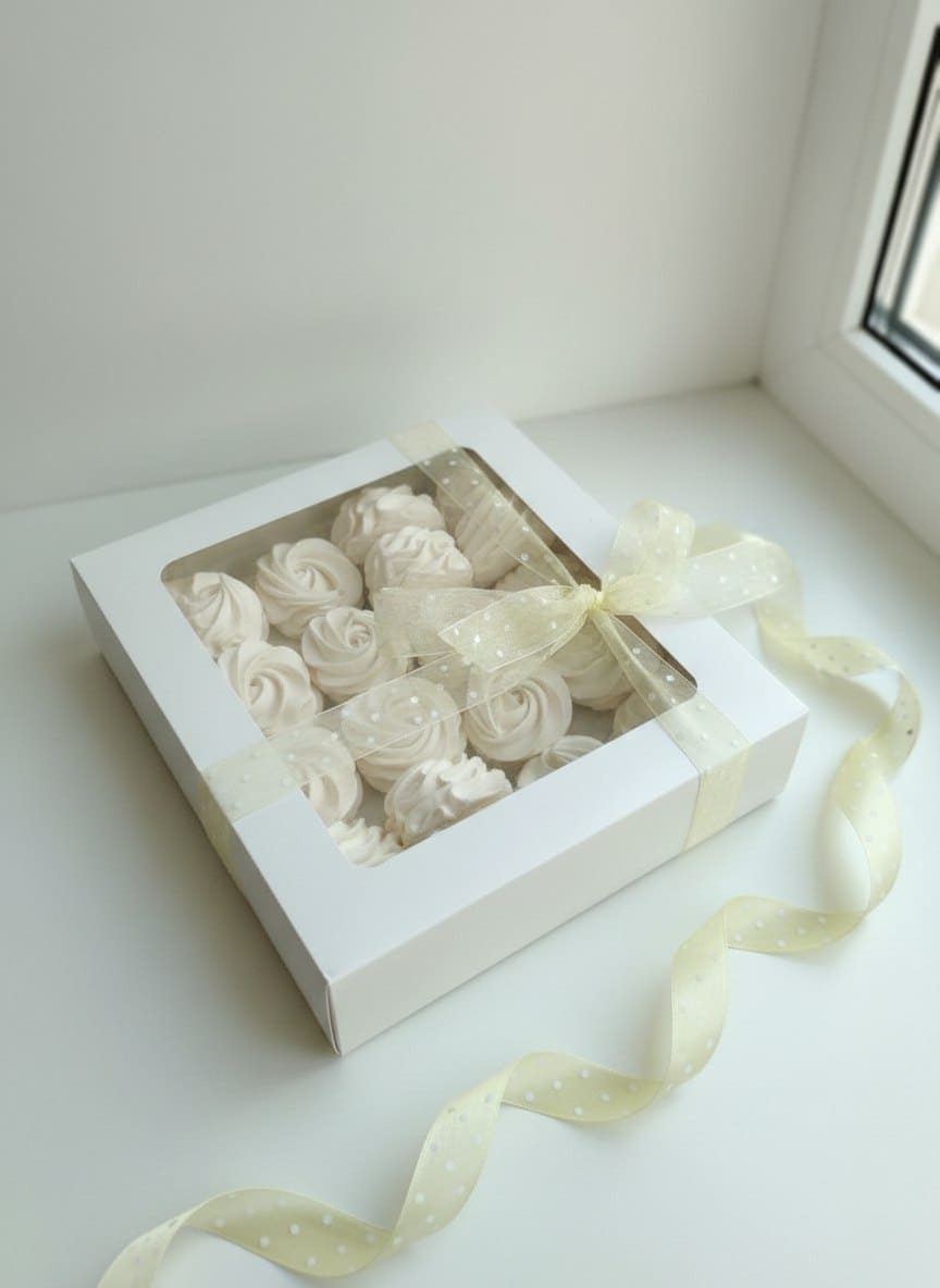 Коробочка завитков из зефира на ваш запрос 3