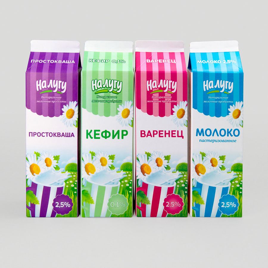 Дизайн упаковки растительного молока CreamArt