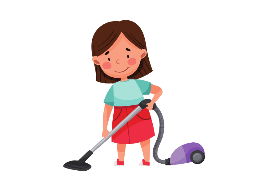 Vacuum the floor — пылесосить пол