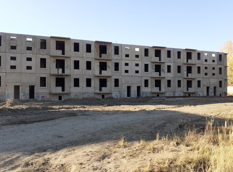 Обследование недостроенного дома в Чите