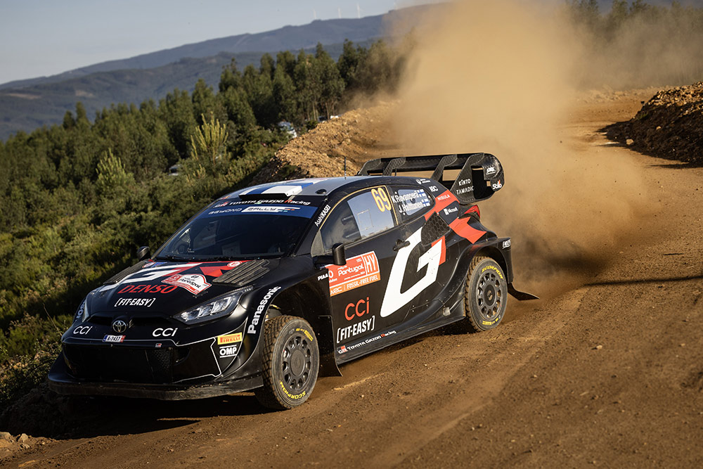 Калле Рованпера и Йонне Халттунен, Toyota GR Yaris Rally1 (A-7437), ралли Португалия 2024/Фото: Toyota Gazoo Racing WRT