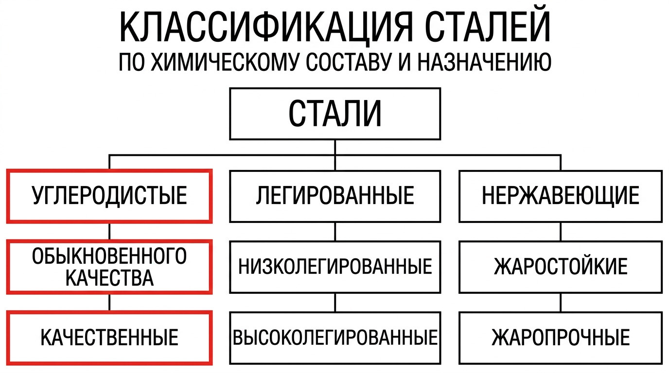 Общая классификация сталей