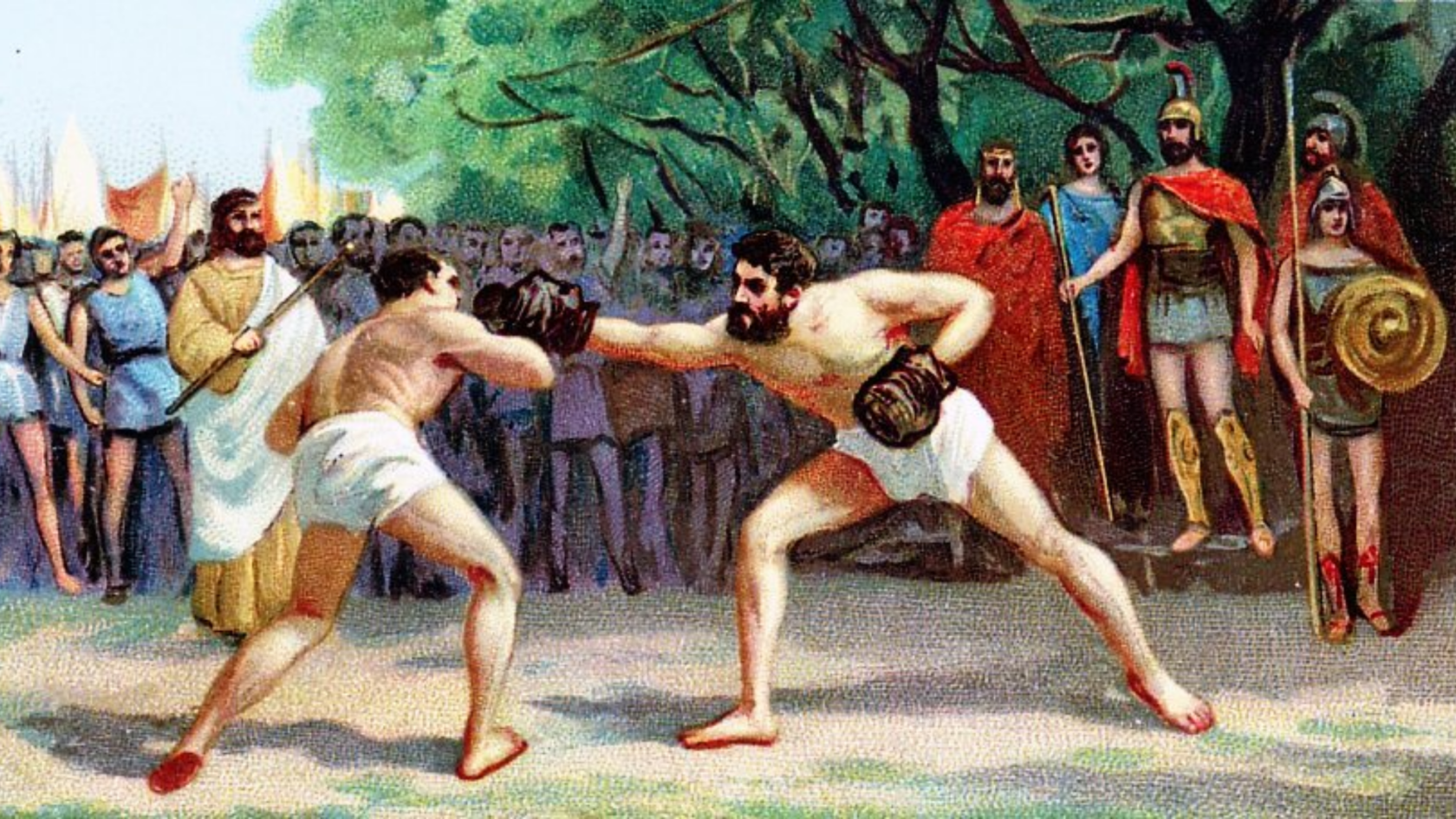 Борьба в древние времена