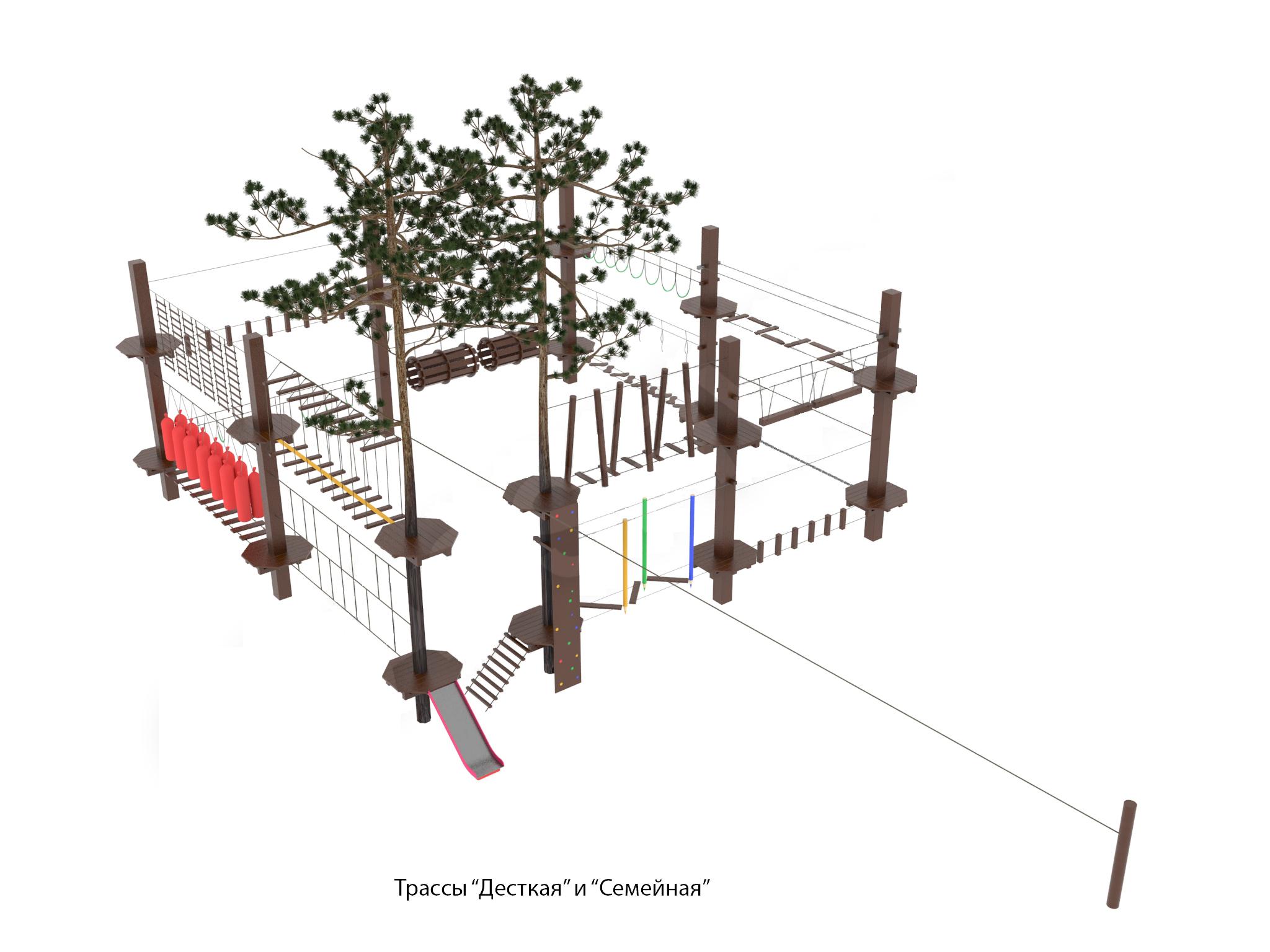 Панда парк на опорах КО-2-18/26