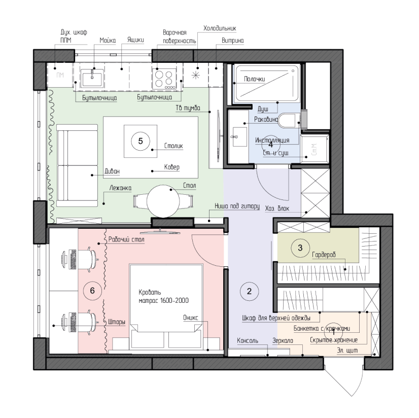 Обмерный план