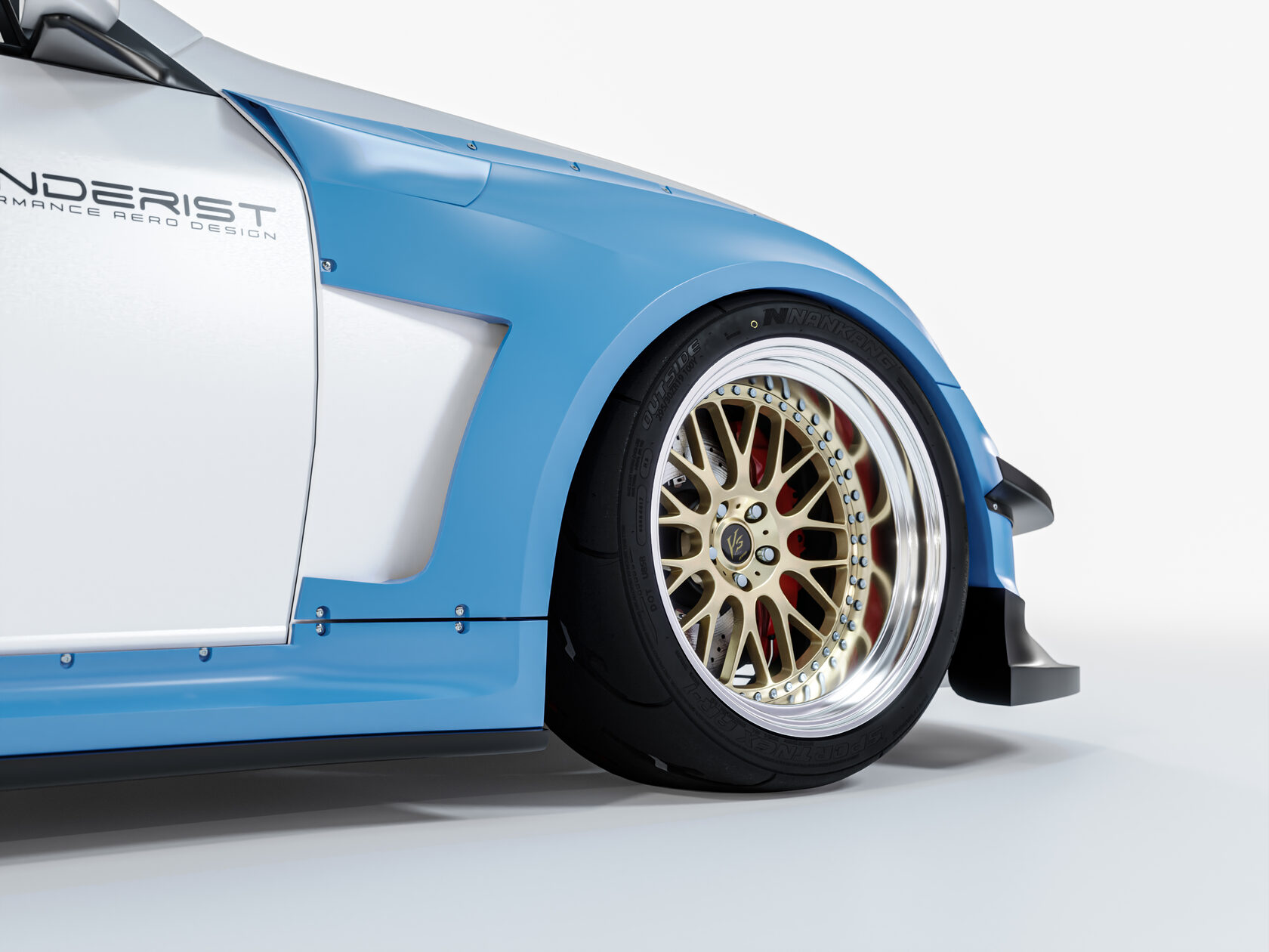 Fender Flares Street Set / WIDE BODY KIT INFINITI G35 COUPE / NISSAN