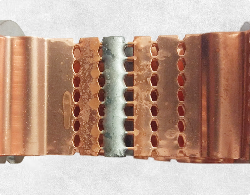 Медная плавкая вставка с добавлением олова