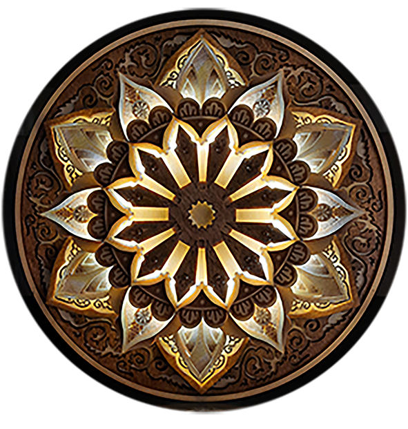 Светильник мандала Арабеска