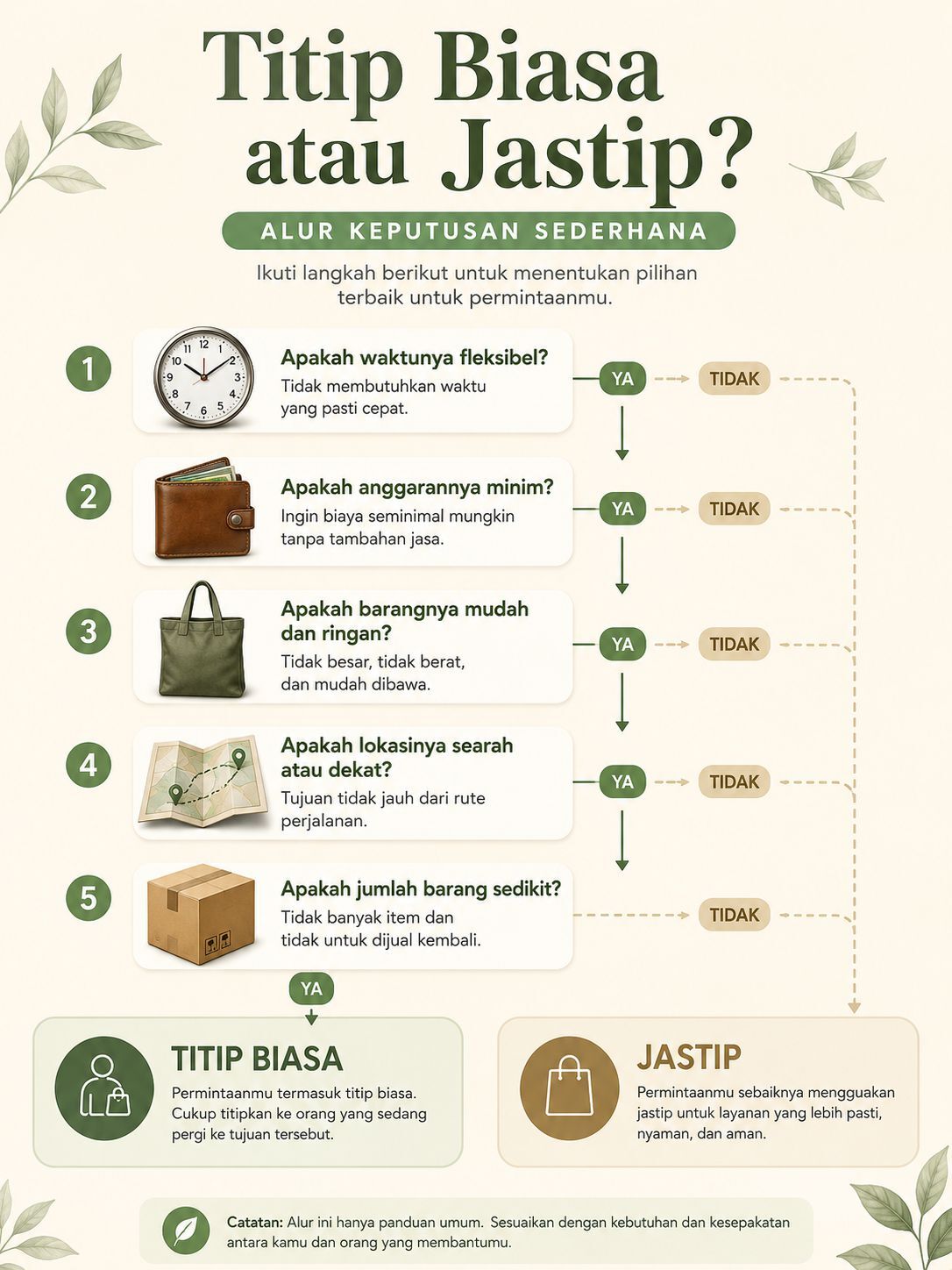 Panduan menentukan kapan meminta bantuan teman dan kapan menggunakan layanan jastip