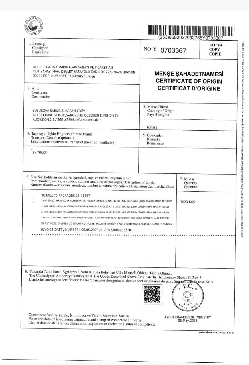 Bakservis certificate 4
