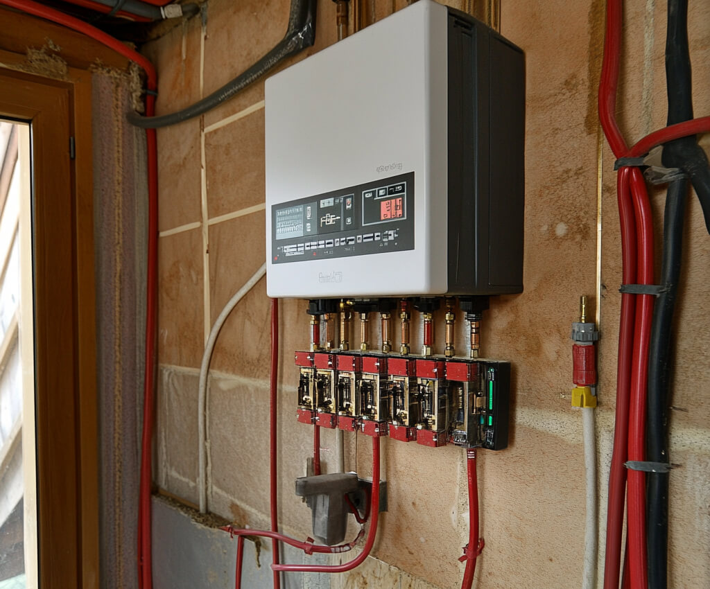 Монтаж системы управления отоплением в доме в Краснодаре