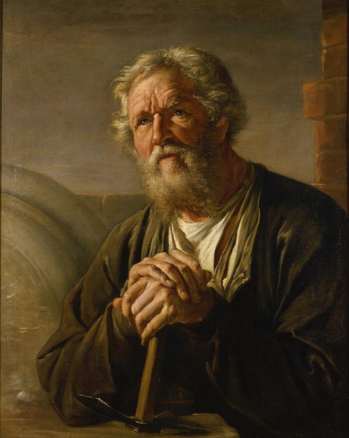 Картина. Портрет Самсона Ксенофонтовича Суханова. 1823. Тропинин В.А.