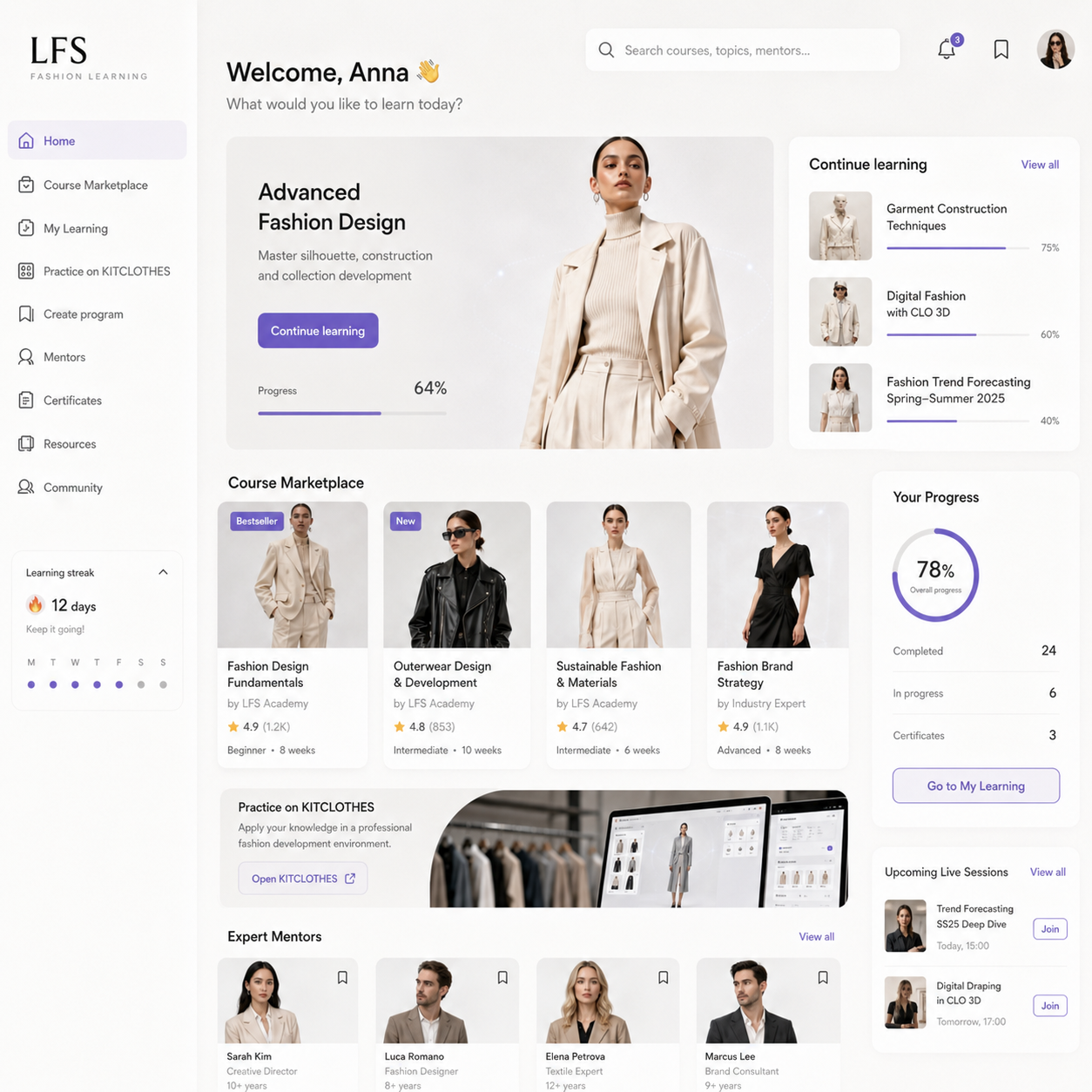 LFS fashion education visual