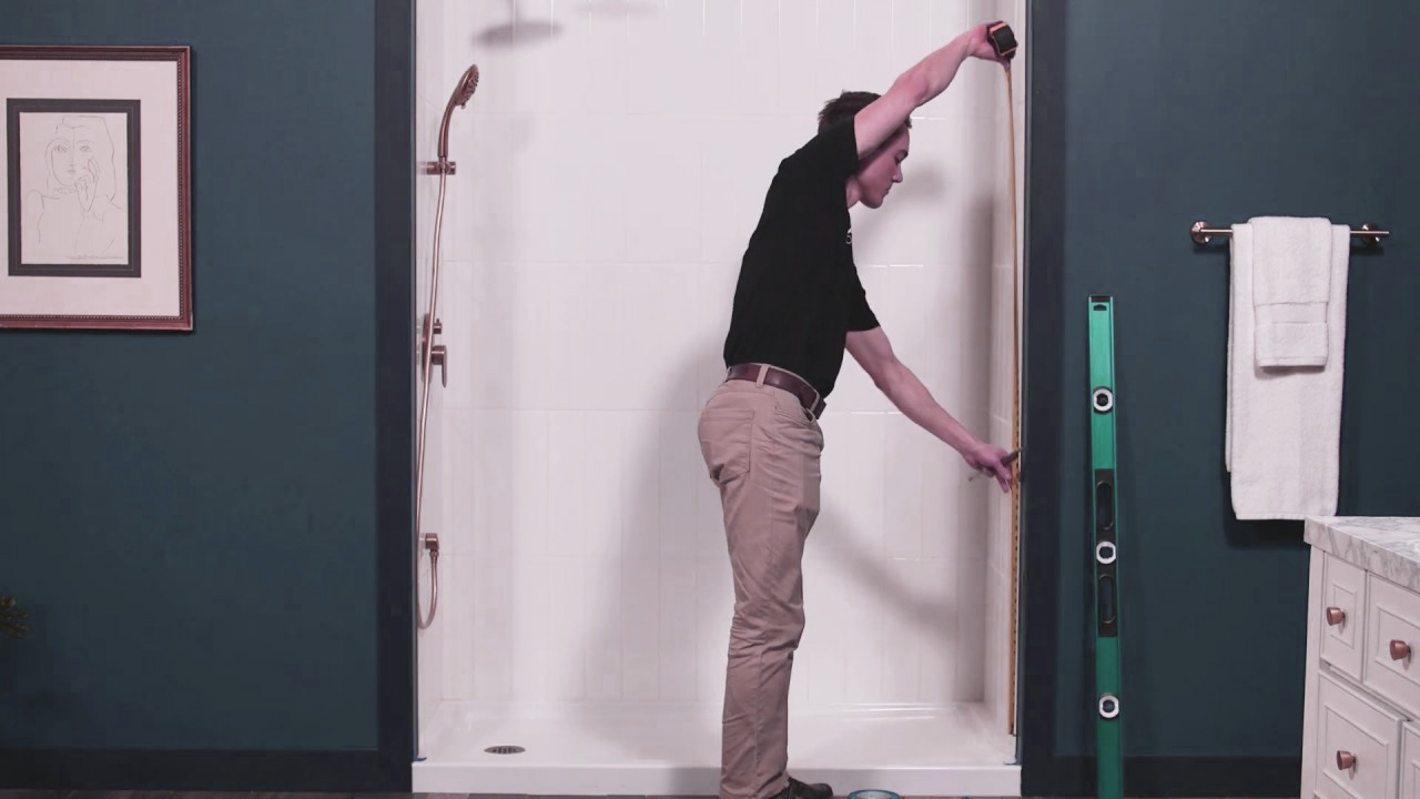 замер для душевой кабины