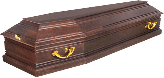 Гроб лакированный, &quot;Пегас&quot;, 6-гранный