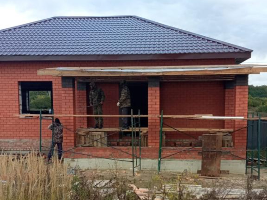 Строительство одноэтажного каменного дома "под ключ" в Пензенской области по индивидуальному проекту