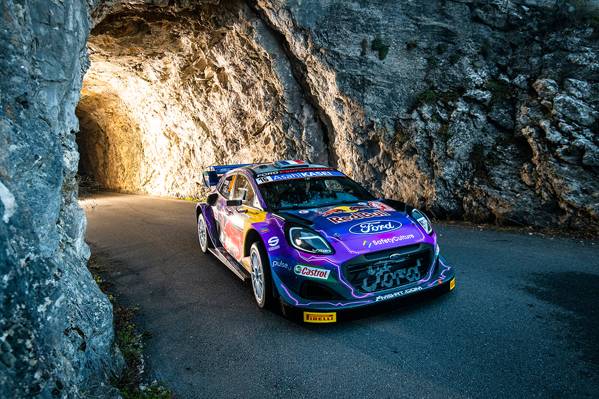 Адриен Фурмо и Алекс Кориа, Ford Puma Rally1, ралли Монте-Карло 2022