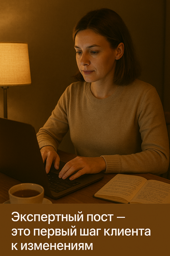Экспертный контент психолога: как писать посты с пользой и продажами