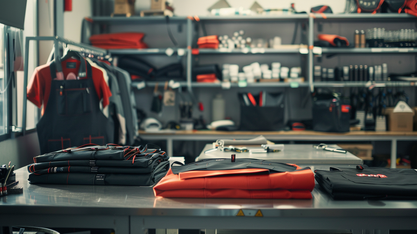 Печать на фартуках и спецодежде