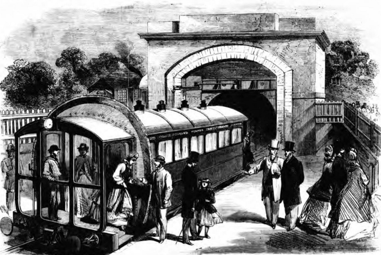 Железная дорога париж вена. Пневматический поезд 19 века. Пневматическая железная дорога. Пневмометро прошлого. Пневмо поезда прошлого.