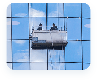 Мойка фасадов, окон и витрин