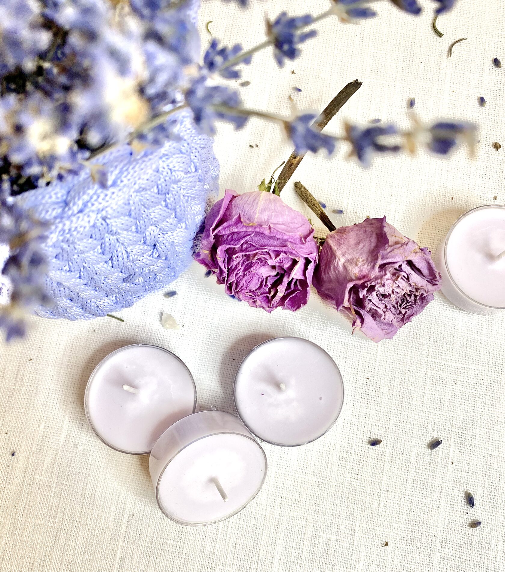 Ароматические свечи с эфирным маслом лаванды – купить в Москве