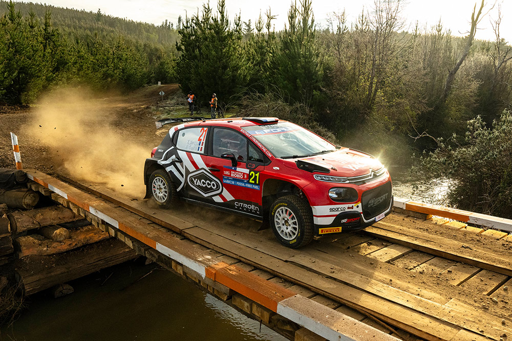 Йоан Россель и Флориан Барраль, Citroën C3 Rally2 (1-XNR-990), ралли Чили 2024