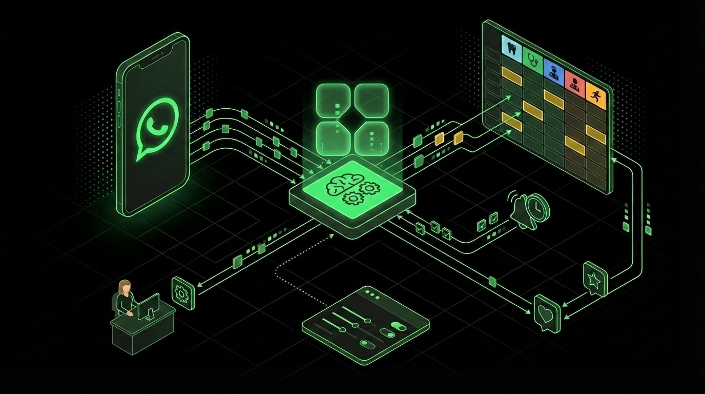 WhatsApp customer service powered by AI: triage and scheduling for clinics | ByteGPT Clinics and Bytebio