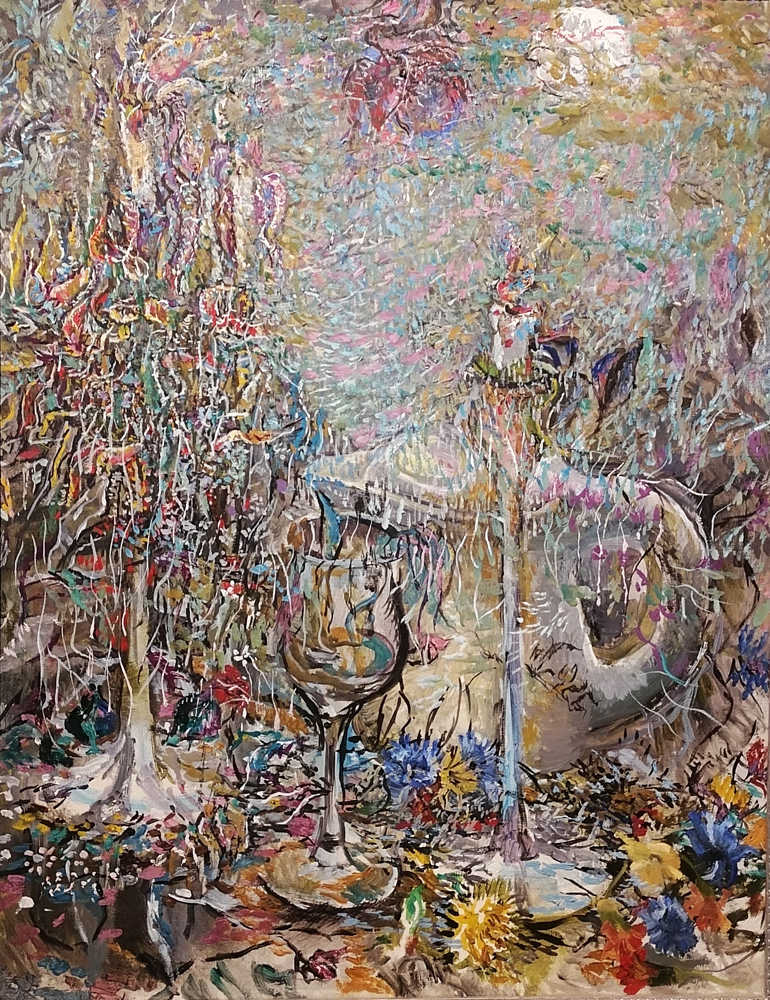 Художник Лидия Самокиш. Натюрморт. Холст, масло. Частная коллекция семьи художника