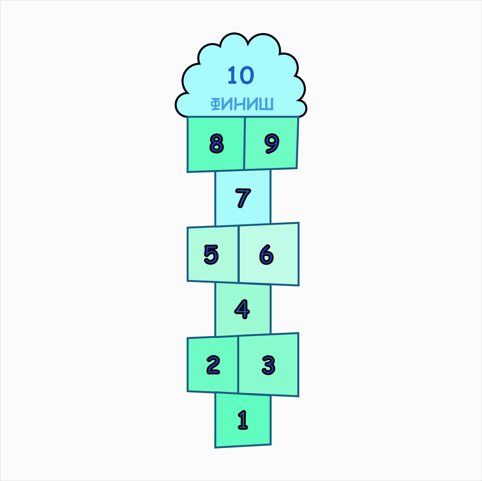 Напольная игра "Классики"