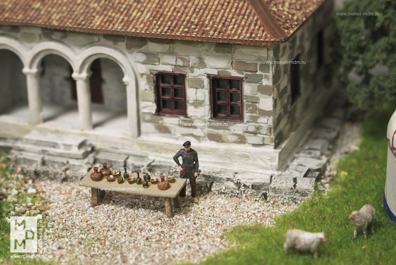 макет этнодеревни