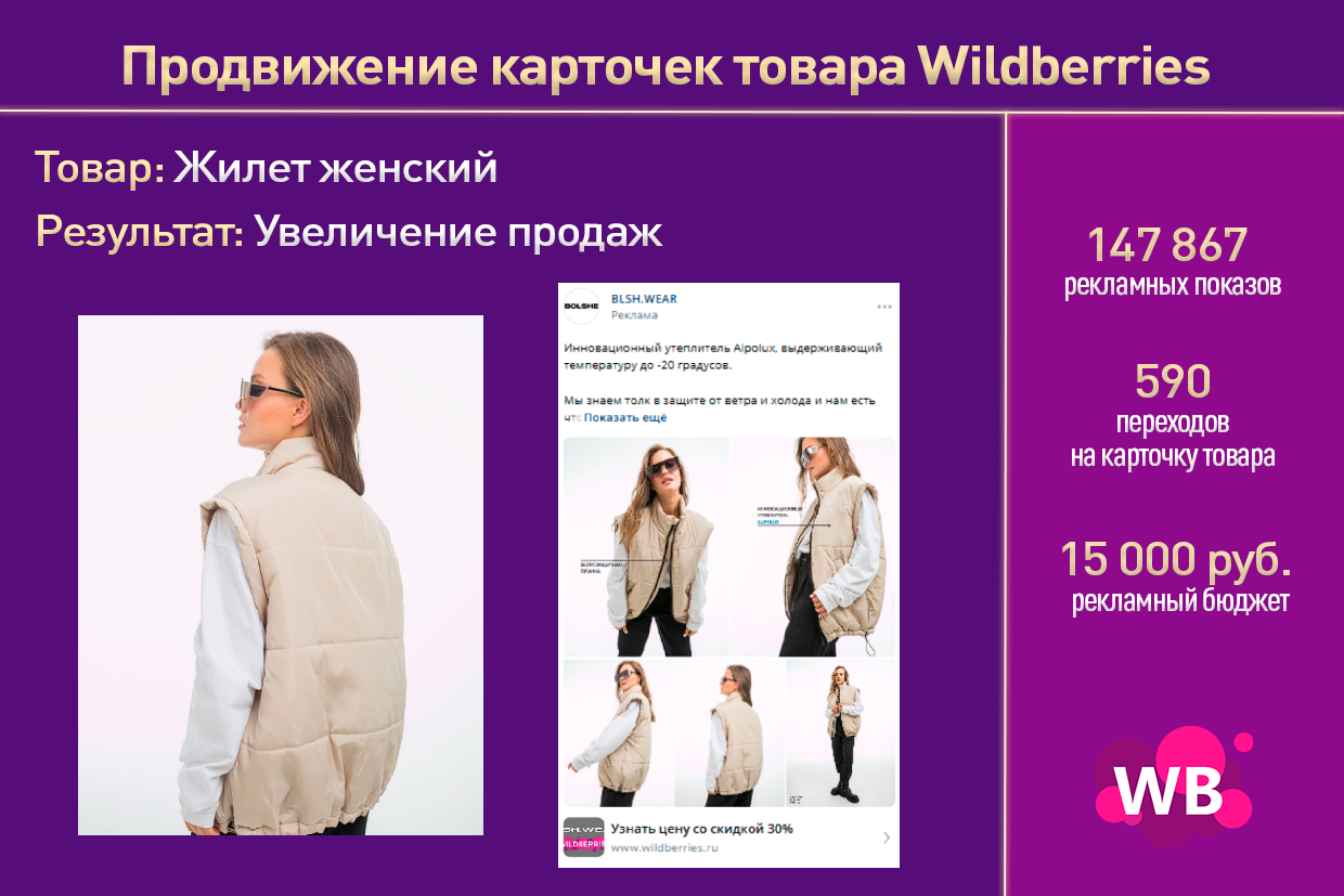 Продвижение карточек wildberries