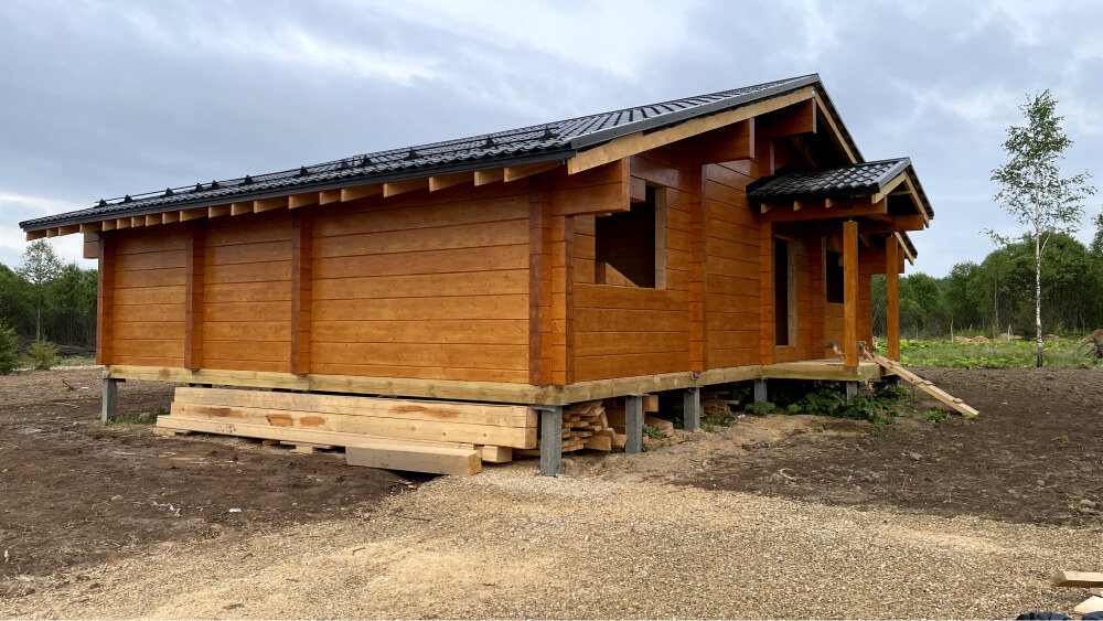 Дом из бруса, 124 м2 + участок 10 соток в КП Отрада-Парк