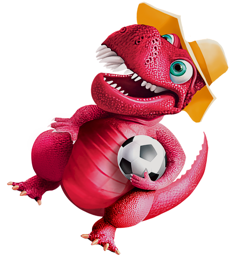 добрый Тирекс футболист