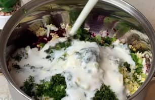 Приготовление холодного свекольника на кефире: шаг 14