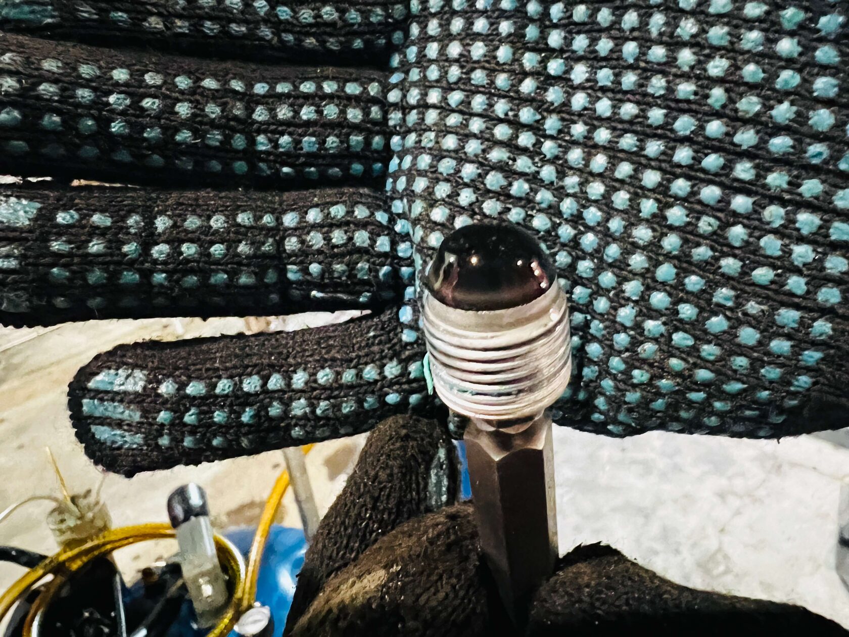 Продукты износа на магнитной пробке Haval