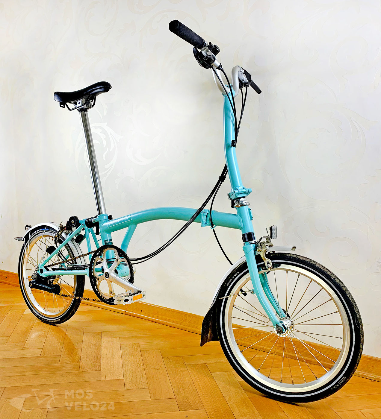 brompton lagoon blue black edition