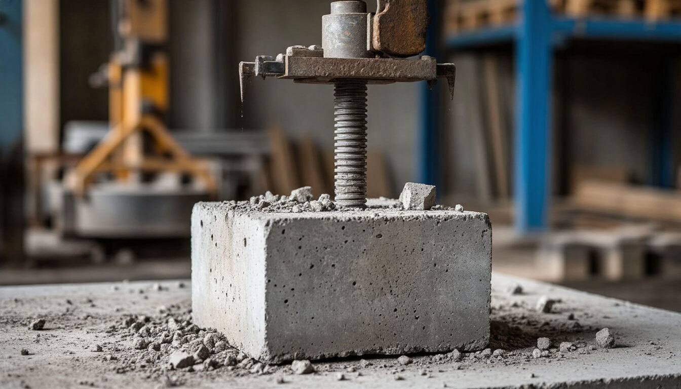 Разрушающий контроль прочности бетона