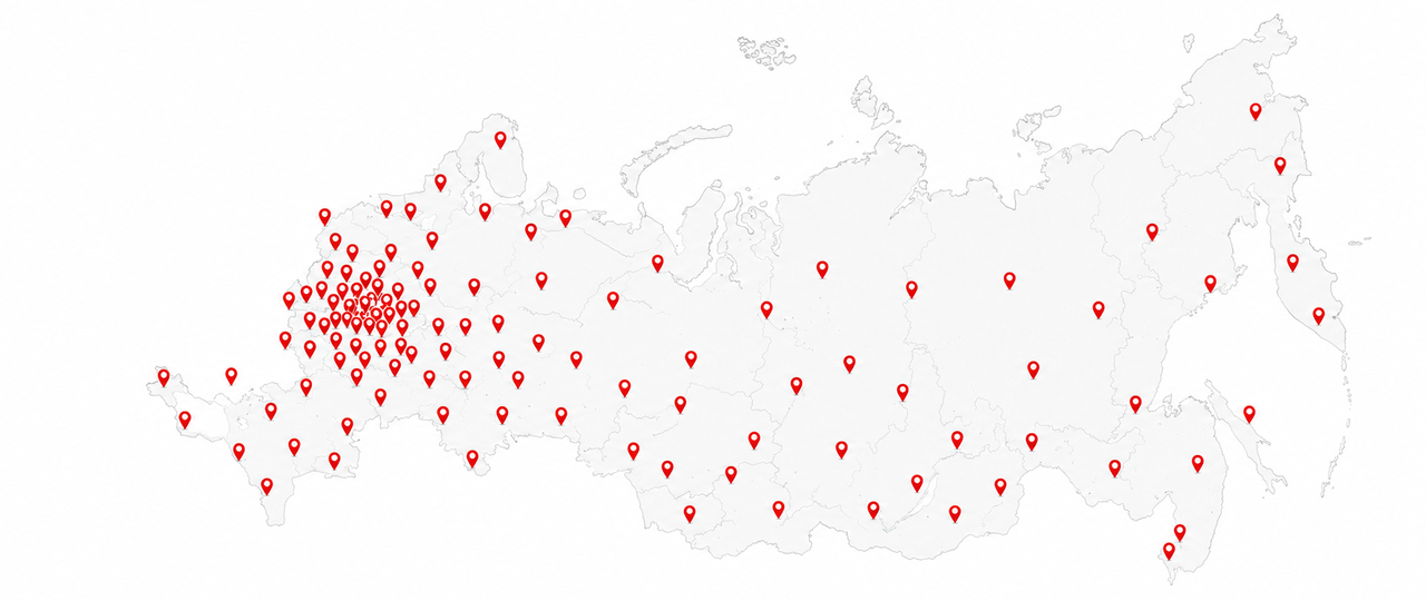 Карта дилерской сети Loncin