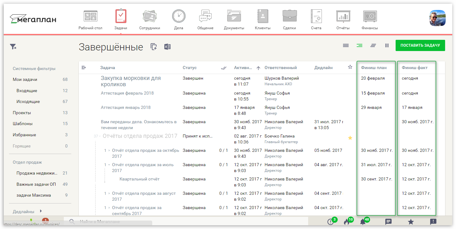 Доделанный отчет. Мегаплан задачи. Список задач. Мегаплан CRM. Реестр задач.