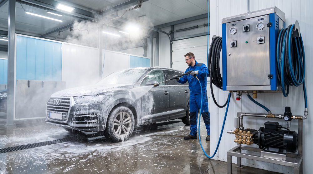 купить стационарную автомойку высокого давления