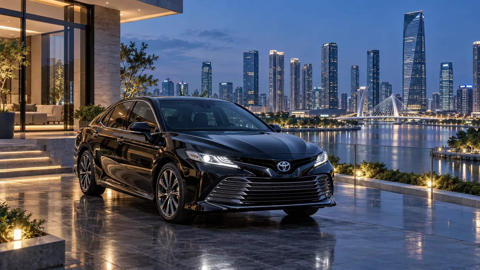 Toyota Camry — концептуальная автомобильная фотография
