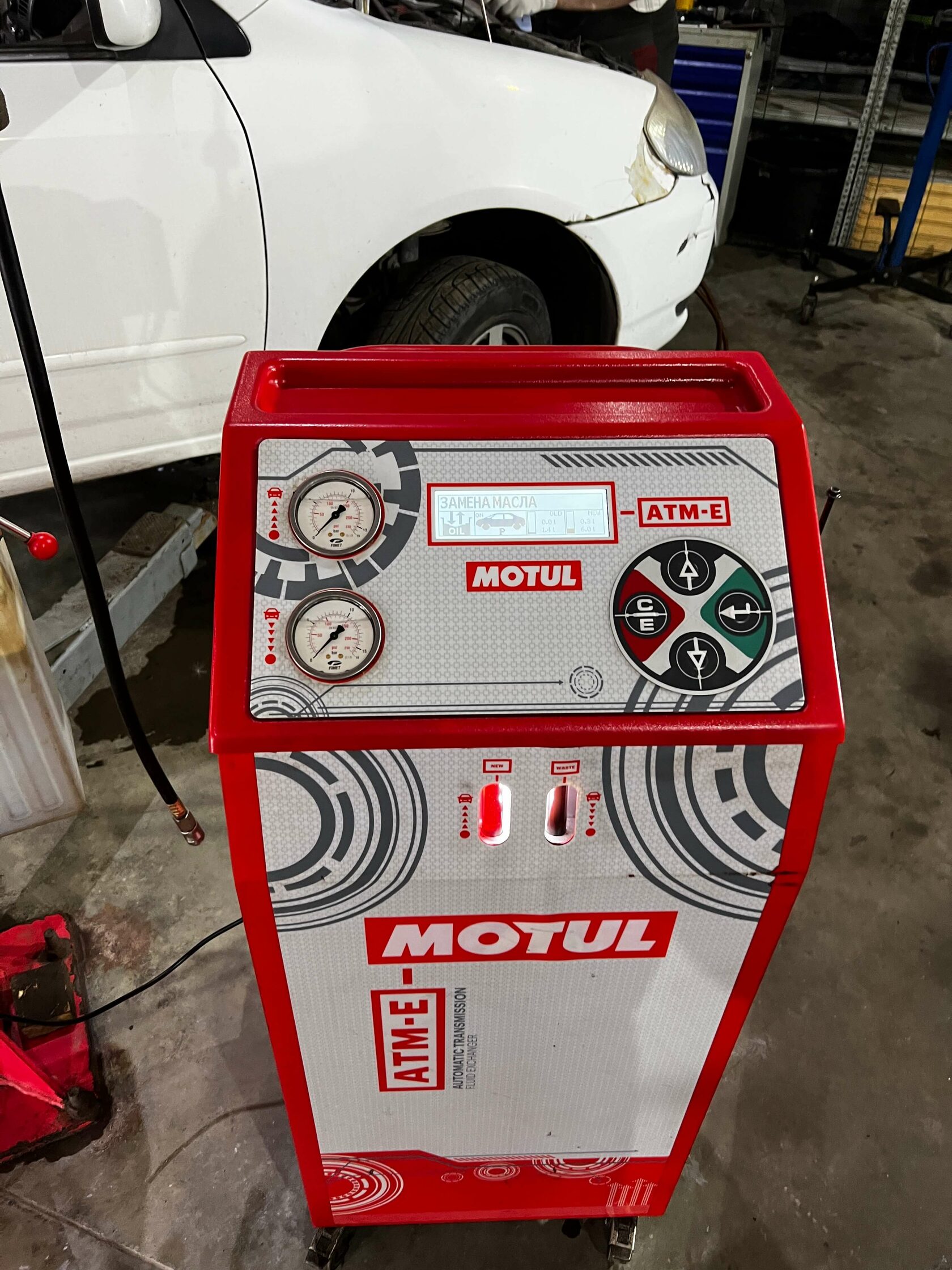 Процесс аппаратного замещения масла