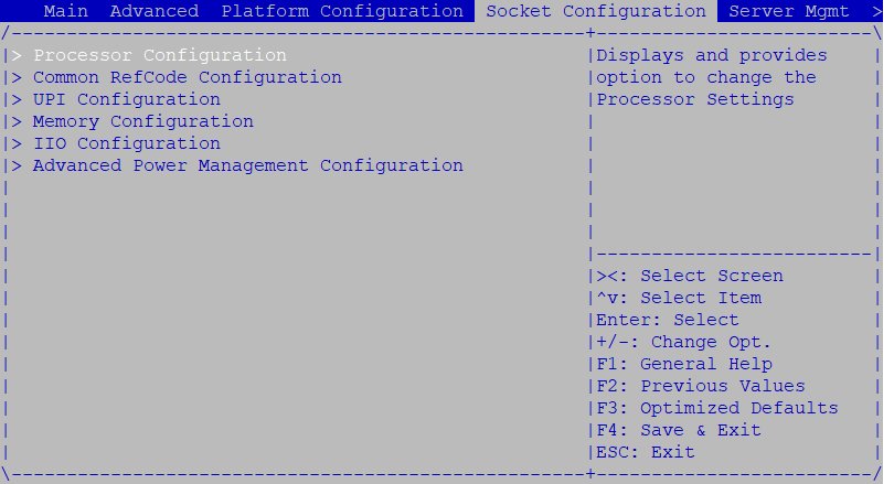 Рисунок 5 — Интерфейс раздела Socket Configuration (Конфигурация сокета)