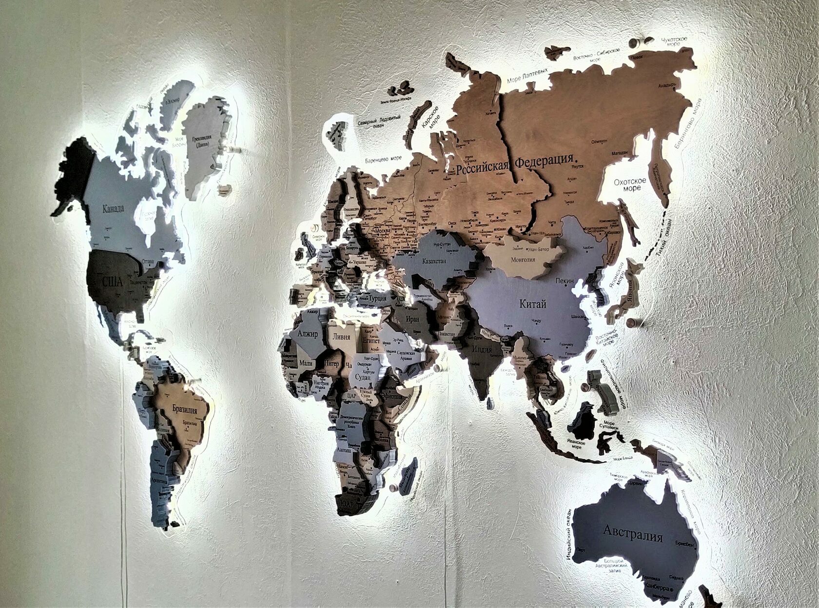 Карта в мире
