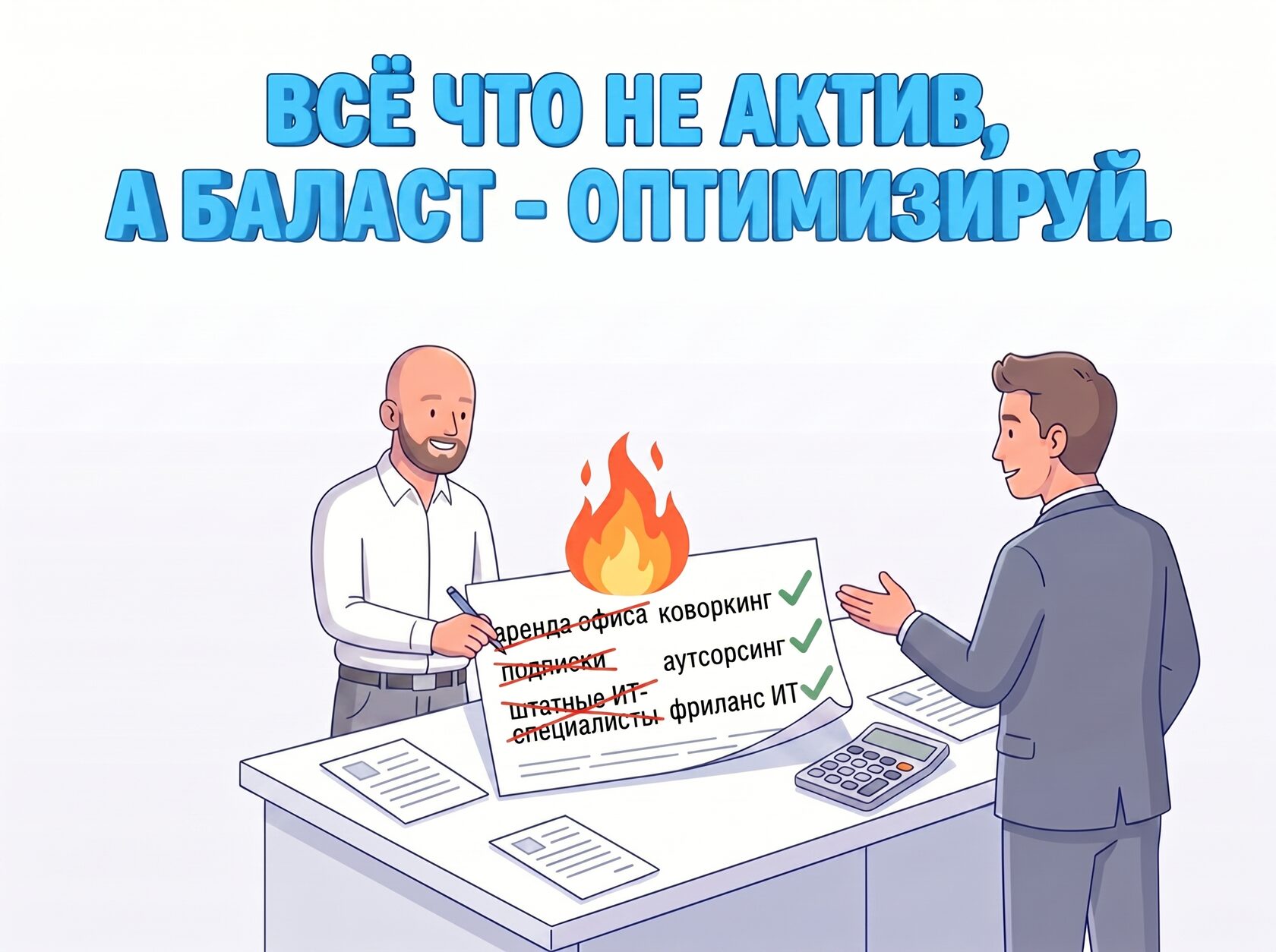 Структура издержек: гибкость вместо понтов — иллюстрация