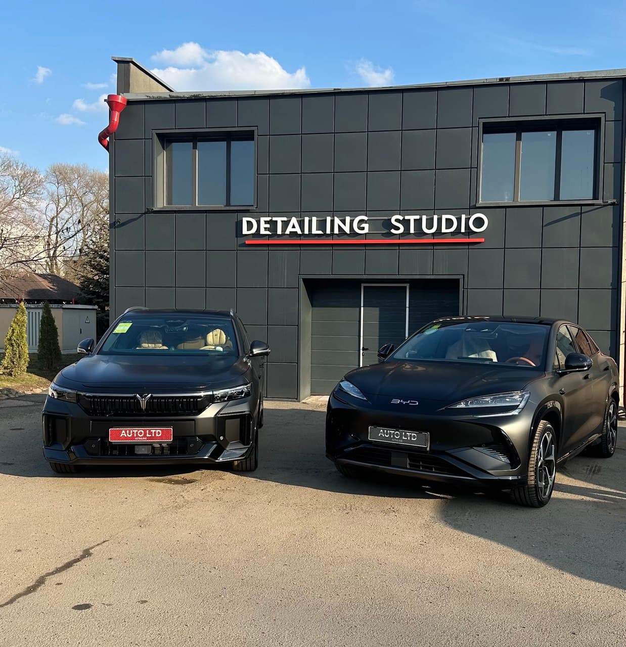 оклейка авто матовой пленкой