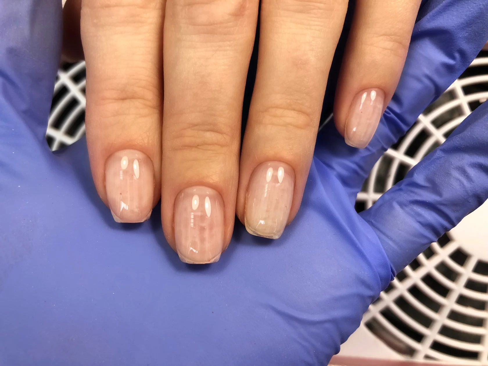 пропилы ногтевой пластины после снятия гель лака