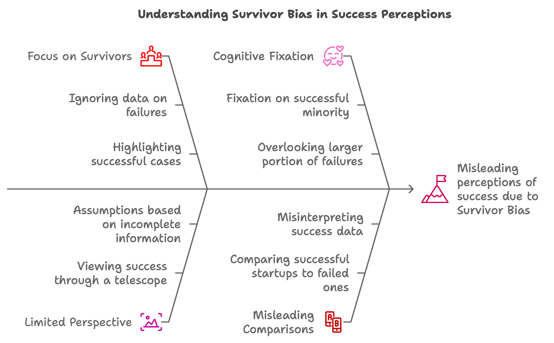 How to understand Survivor Bias in Success Pwrception