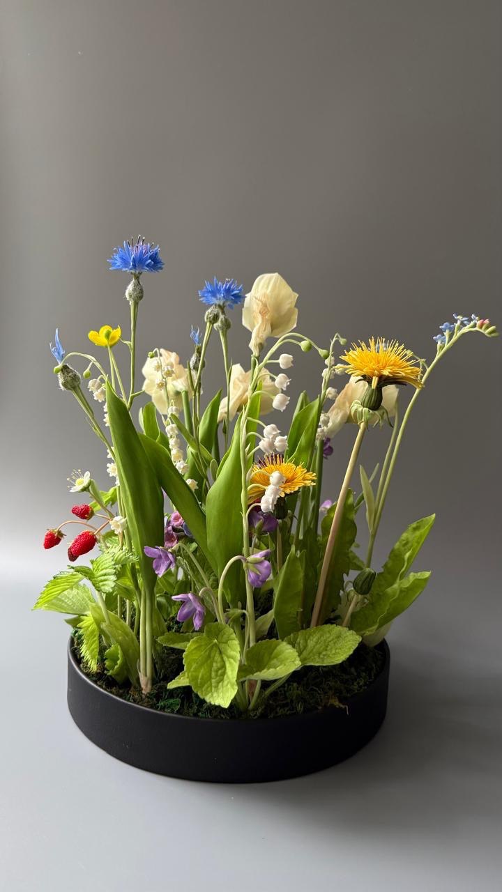 Композиция из холодного фарфора